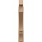 Ekena Millwork 5 1/2-in W x 34-in D x 38-in H Balboa Block Rough Cedar Woodgrain TimberThane Outlooker, Primed Tan OUTUR055X34X38BOA44RCPR - alternate 4